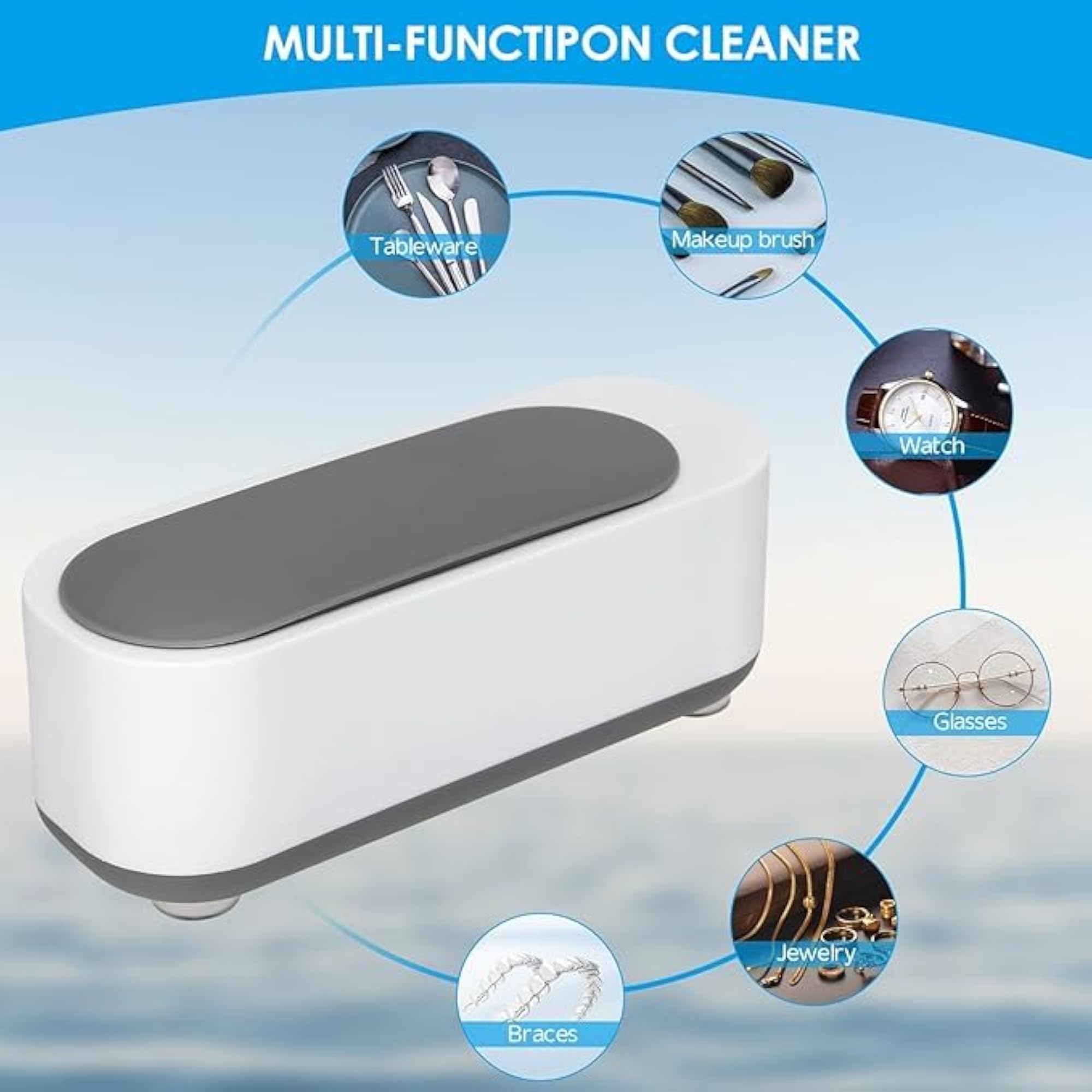 Ultrasonic Cleaner for Jewelry, Portable Machine