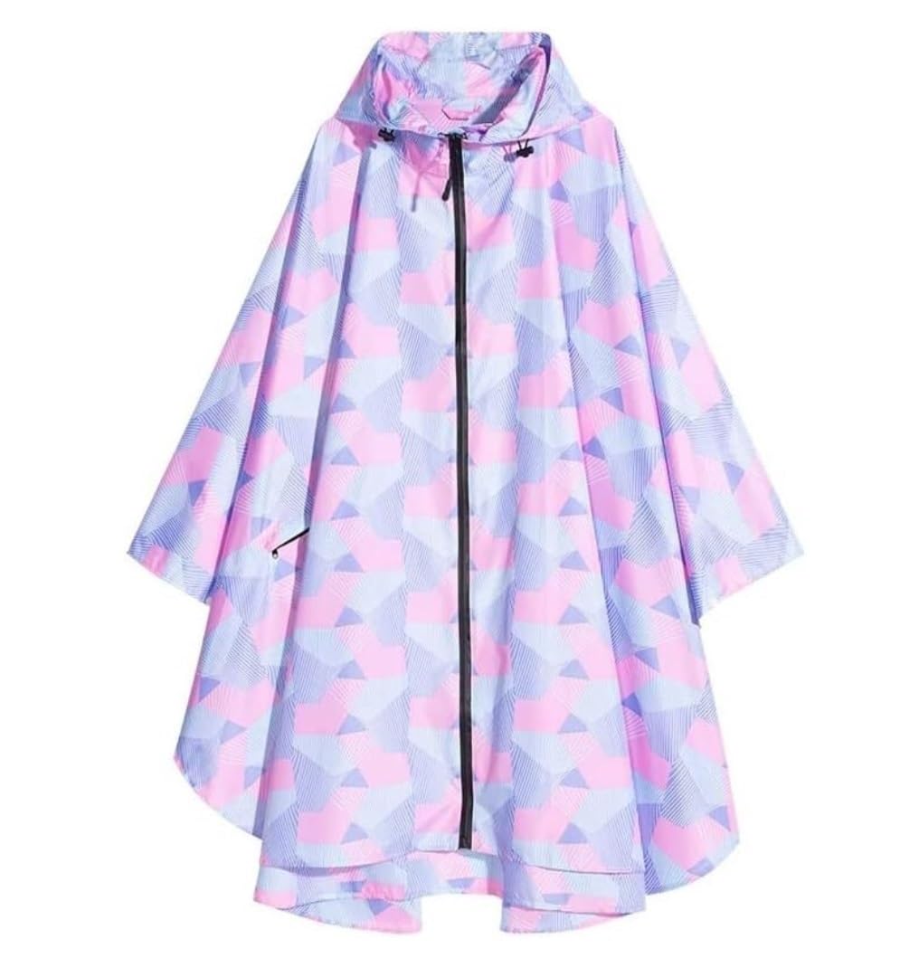 Regenmantel Regencape Herren Damen Regenmantel Leichter Poncho Farbe Atmungsaktiver Regenmantel Erwachsene Outdoor Cape Regenrock Regenponcho
