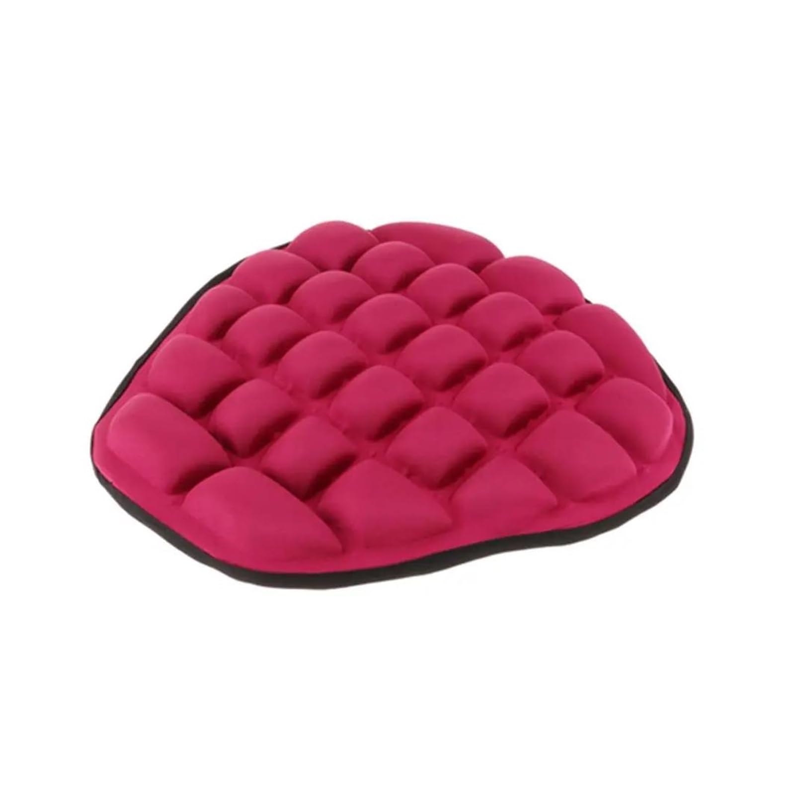 Cojín universal para asiento de motocicleta cómodo cojín pasajero trasero rojo 6