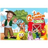 Ksopsdey Granja Fondo de Dibujos Animados,Fondo de Fiesta de Dibujos Granja,Fotografía Familiar Telones,Fondo de Fiesta de Dibujos Animados, Partido de Cumpleaños Suministros de Tema Decoración