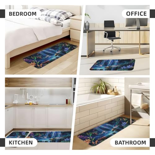 Alfombras de cocina con diseño de selva para un espacio cómodo y alegre 7