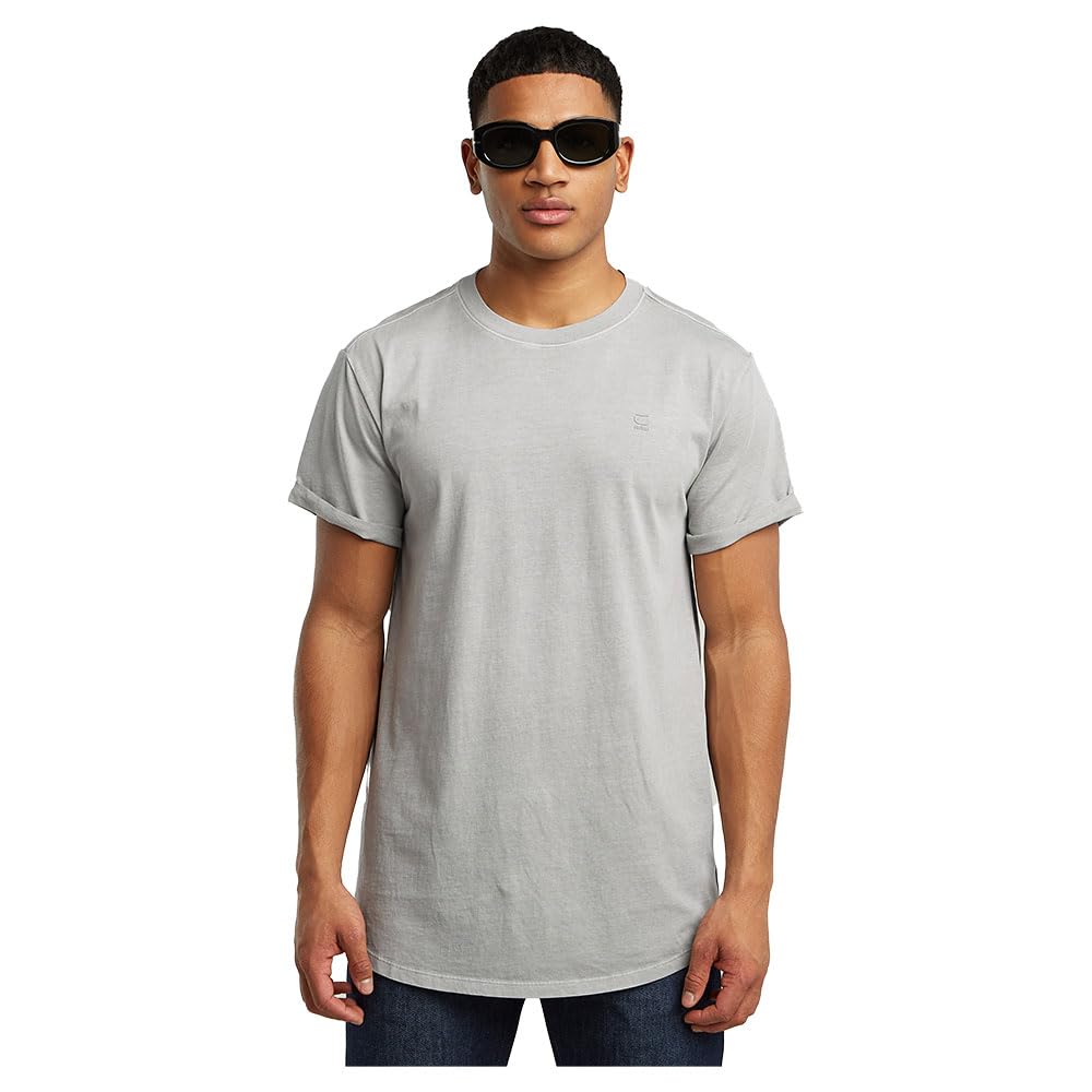 G-Star Men's Grey Alloy Gd D16396-2653-G493 Lash T-Shirt, Xxl