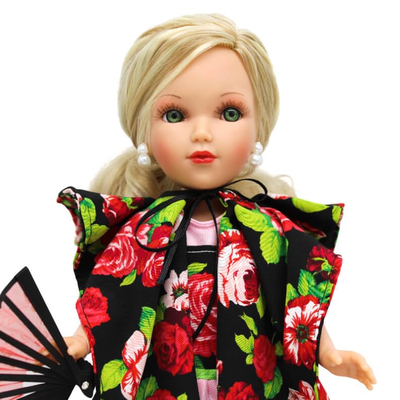 Set Ropa muñeca colección 41 cm. Folk Artesanía Dolls by Ion Fiz, Modelo Sevilla.