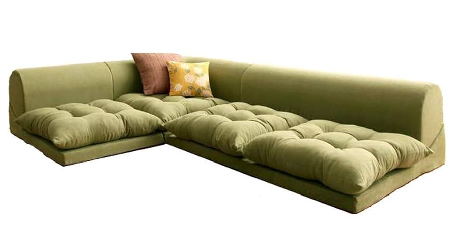 Amazon｜フロアコーナーソファ moffy モフィ Aタイプ モス