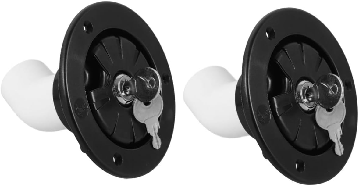 2pcs Rv Water Fill Cap for Freshwater Inlet Connection Fill Filling Rv Accessory