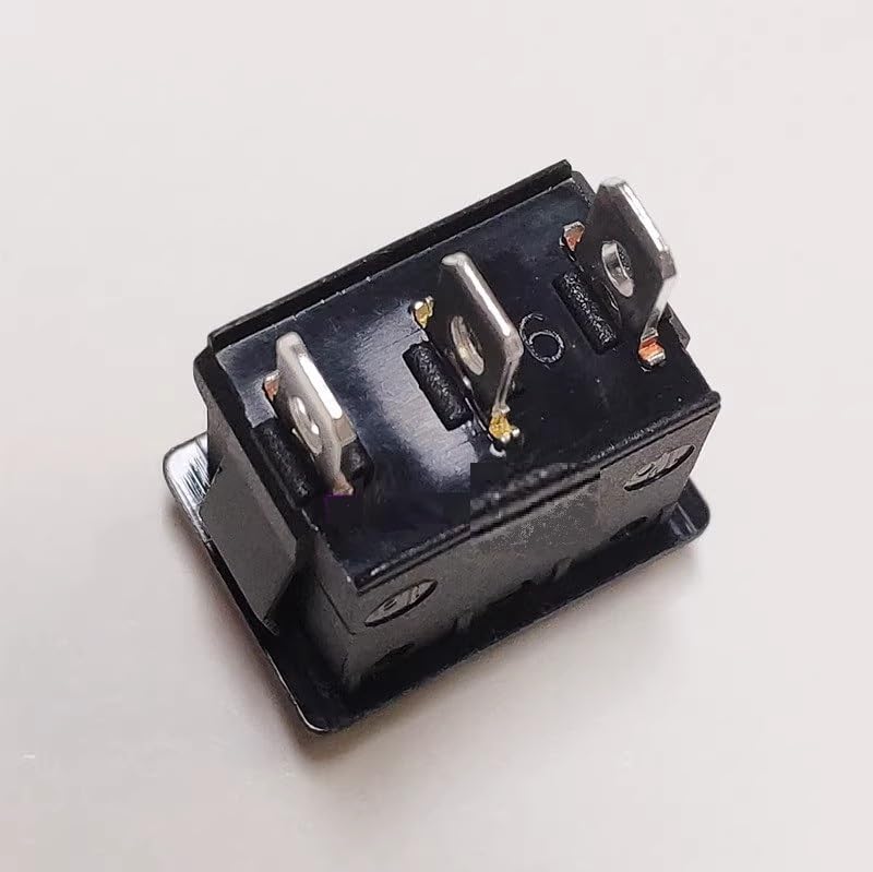 R19A 3-Position SPDT Latching Rocker Switch, 13x19mm On-Off-On Maintained Position with UL Certification
