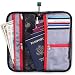MyTribe Travel Wallet & Passport Holder - Deep Scan RFID Blocking - Holds up to 6 Passports Securely