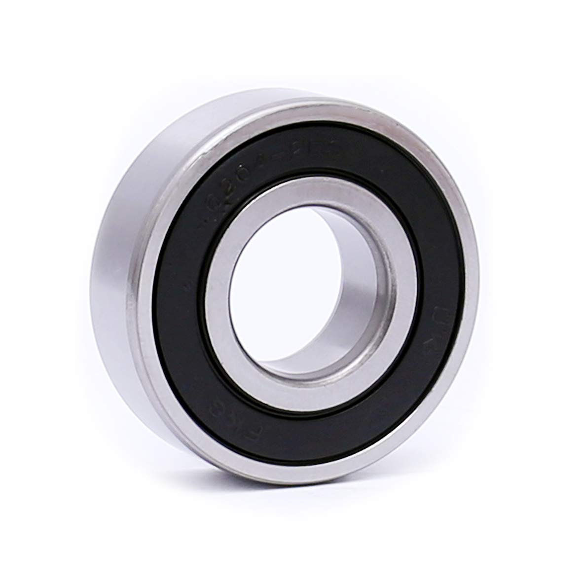 FKG 6204-2RS 20x47x14mm Deep Groove Ball Bearing Double Rubber Seal Bearings Pre-Lubricated 10 Pcs