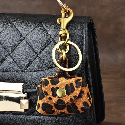 Portable Coin Holder And Keychain Combo Crafted From Sturdy PU Leather Ideal For Students Commuters And Travelers4