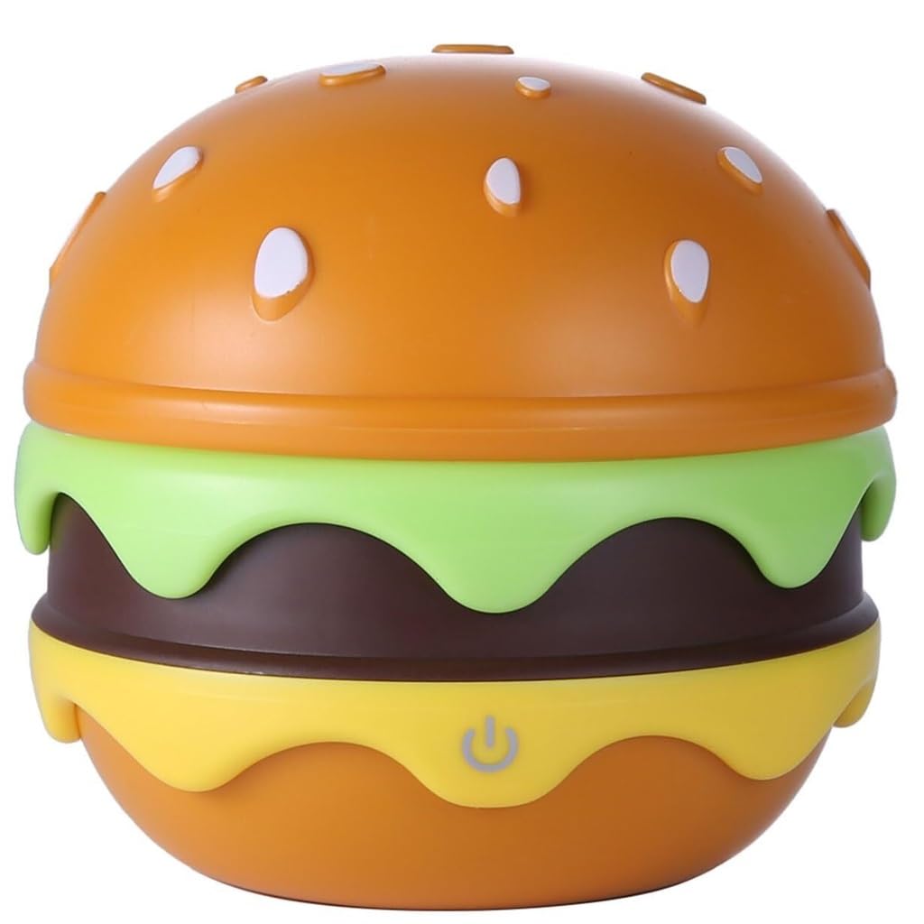 Lampka biurkowa Hamburger składana z pojemnikiem do przechowywania Lampka nocna Hamburger Ochrona oczu Światło otoczenia