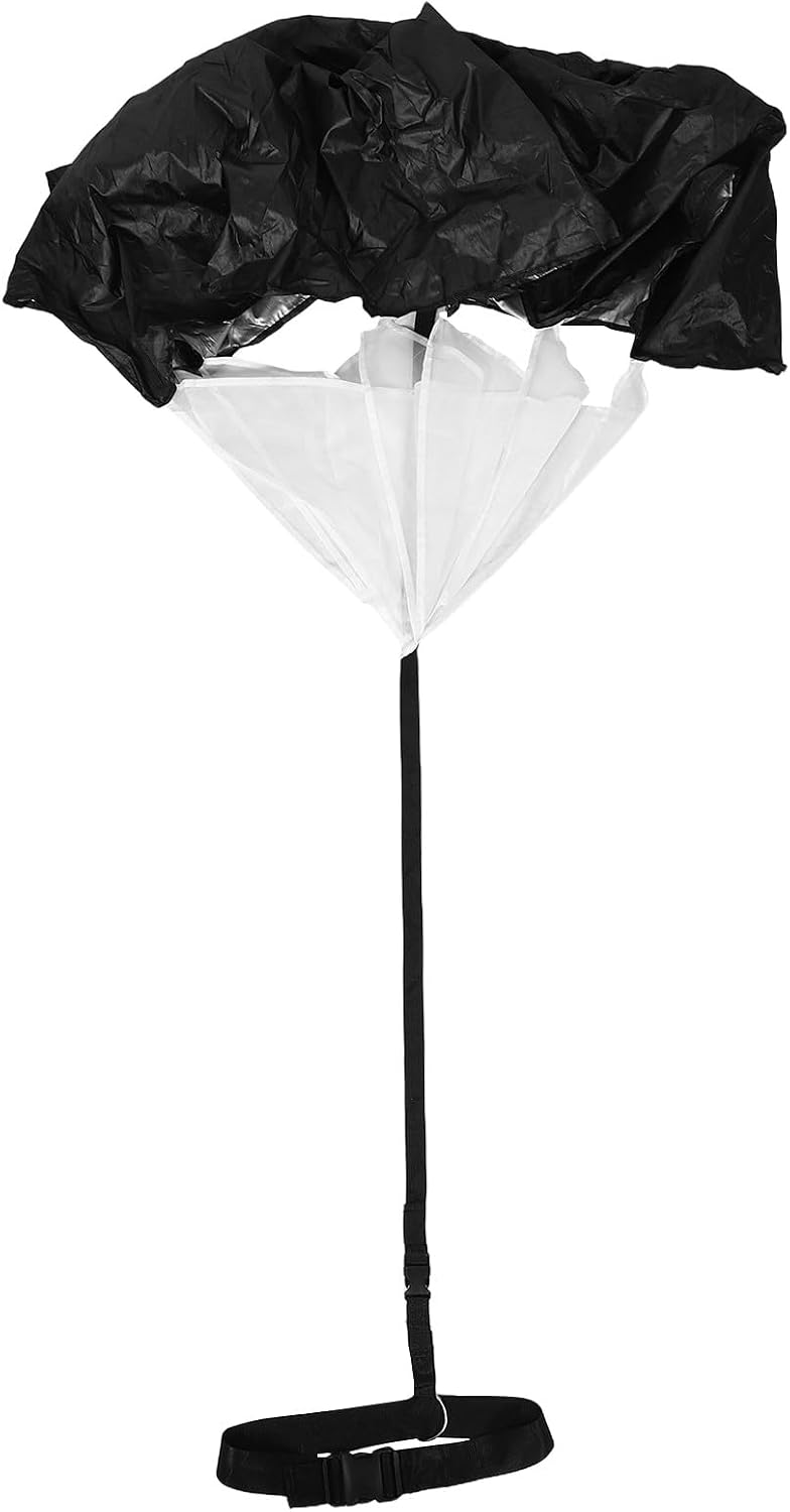 Kisangel Running Resistance Umbrella Speed Training Parachutes with Adjustable Waist Strap for Workouts Speed Strength Training Accessories