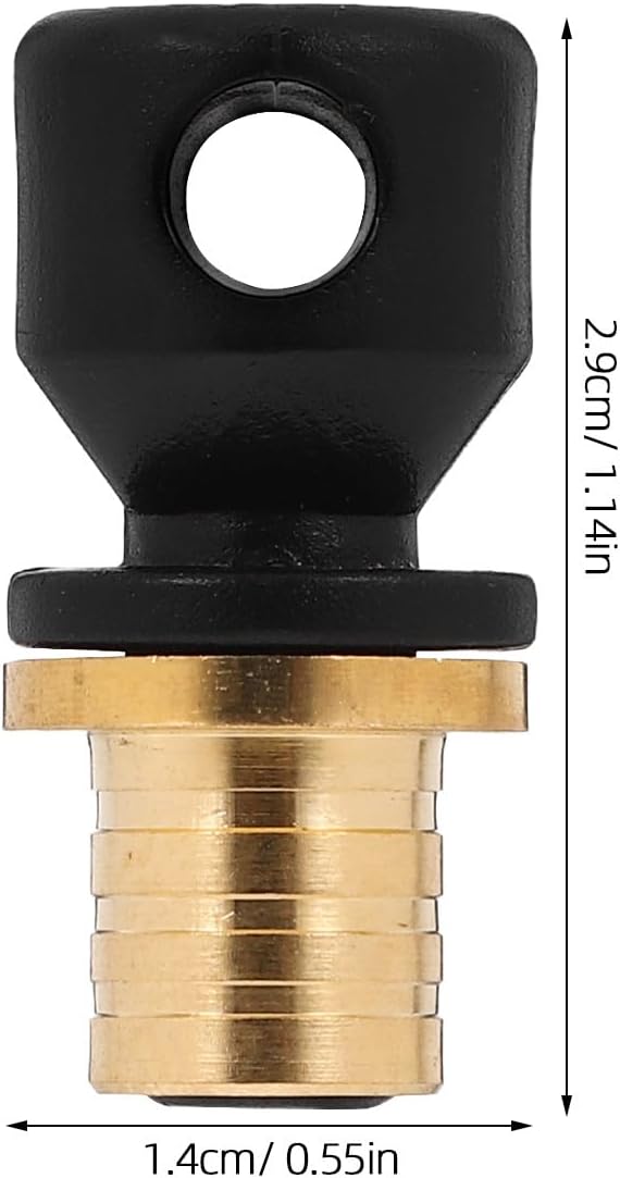 Wine Sealer Gourd Cap Bottle Stopper for Glass Bottles, Copper Rim DIY Wine Corker for Bottling, Sealing Stopper for Home Bar and Party Use