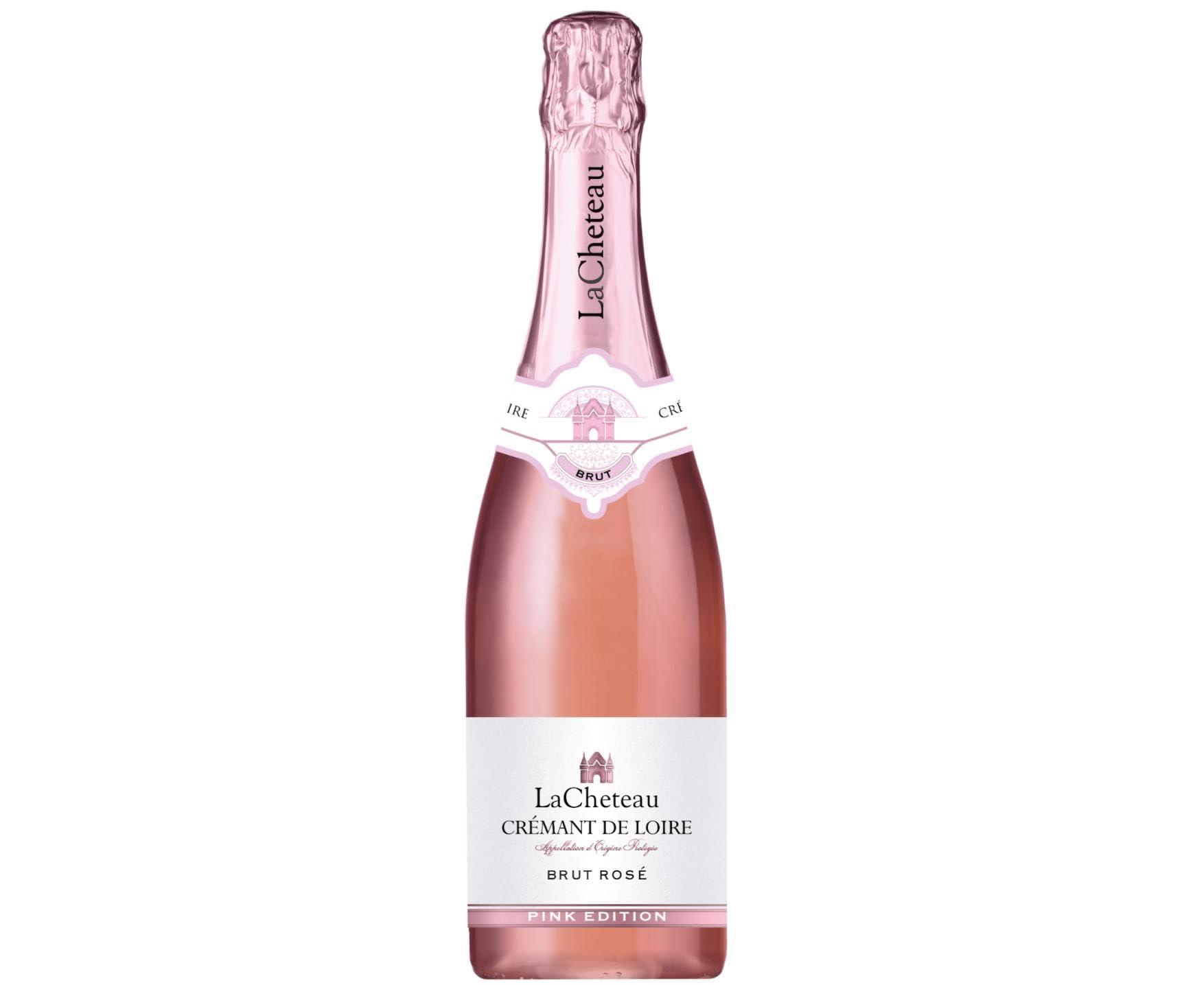 LaCheteau - Crémant of Loire Rosé Pink Edition Brut - Premium Sparkling Wine, Methode Traditionnelle (1 x 0.75 l)
