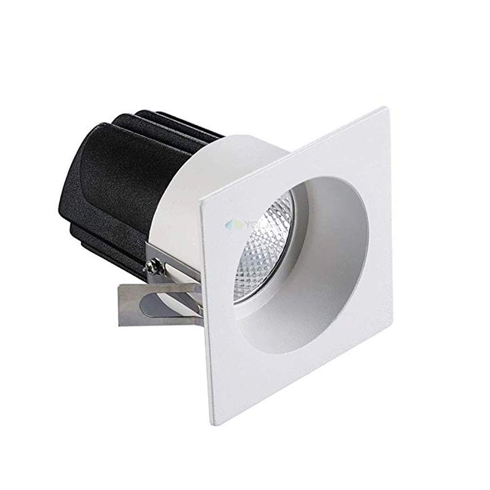 Panel de luz LED empotrable, Paquete de 1, lámpara Plana Cuadrada, luz de Techo empotrada ultrabrillante, Kit de luminaria de Techo, luz cálida de 3000 K, luz Blanca de 6000 K con Controlador LED
