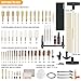 GLORYFIRE Deluxe Universal Gun Cleaning Kit - Highly Effective Cleaning Solutions for Hunting and Shooting - Compact (Brown)