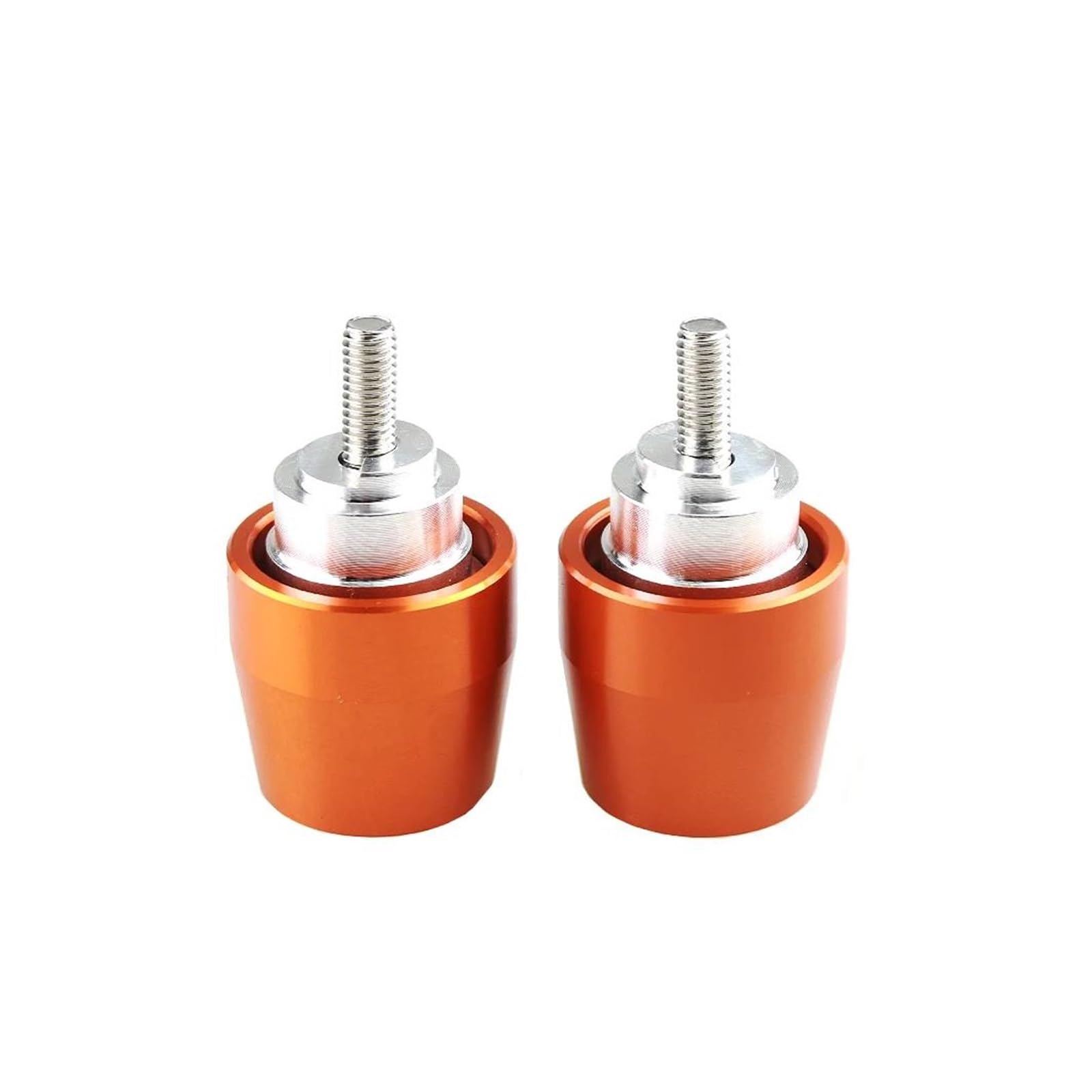 Tapones De Extremo De Manillar Motocicleta Tapones Puño Contrapesos Deslizantes para CBR 600 900 929 954 1000 1100 RR F4I F4 Extremos puños Manillar(Naranja)
