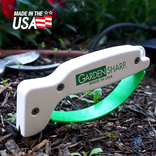 AccuSharp Garden Tool Sharpener, Diamond-Honed Tungsten Carbide Blades, Restores, Repairs, Sharpens & Hones Lawnmower Blades, Secateurs, Limb Loppers, Hoes, Shovels, and Scythes - Image 4