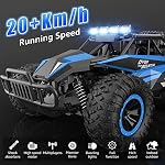 kolegend Remote Control Car, 2.4GZh High Speed 20km/h RC Monster Trucks 30+min with LED Headlight and Rechargeable Battery for Boys Girls Kids - Image 3