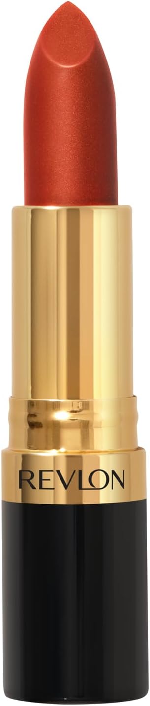 Revlon Super Lustrous Lipstick, Creamy Formula For Soft, Fuller-Looking Lips, Moisturized Feel, Abstract Orange (026), 0.15 oz