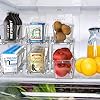 Simple Houseware 2-Tier Narrow Basket Drawer Cabinet Pull-Out Organizer, Clear