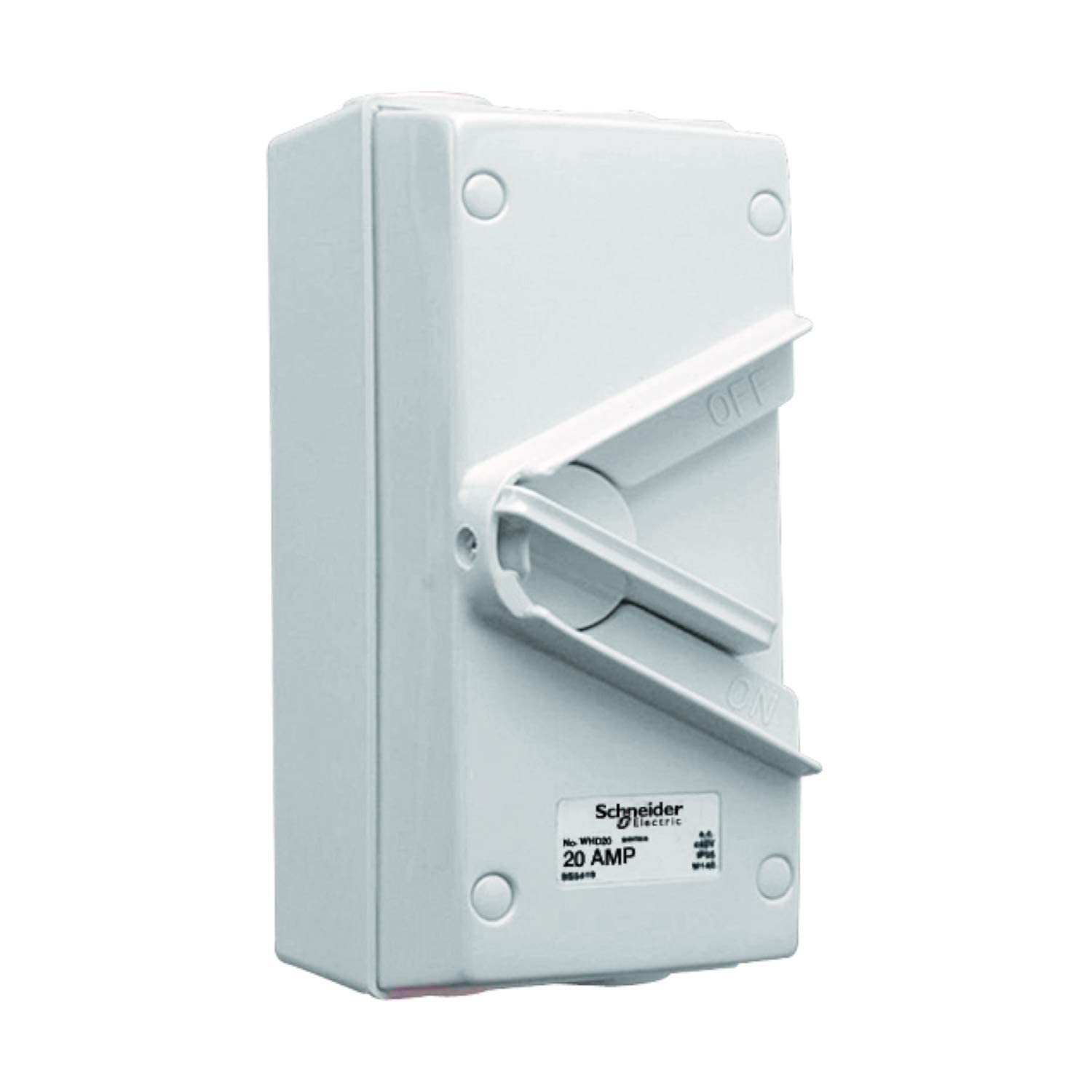 Schneider Electric Kavacha, Isolating Swtich, 20A 440V, Double Pole, WHD20