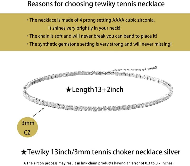 Miniatura 3 de Tewiky Collares en Capas para Mujeres Sin Deslustre - Grueso Chapado en Oro 14k Espina de PescadoSerpienteCuerdaCajaCadena de Eslabones Cubanos para