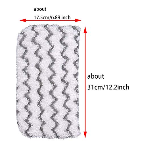 Nobrand 4 Pack S1000 Microfiber Steam Mops Replacement Pads For Shark Steam Mop S1000 Series S1000A S1000C S1000Wm S1001C Vacuum Cleaners Steam Mop Accessories Repair Part #TOP1