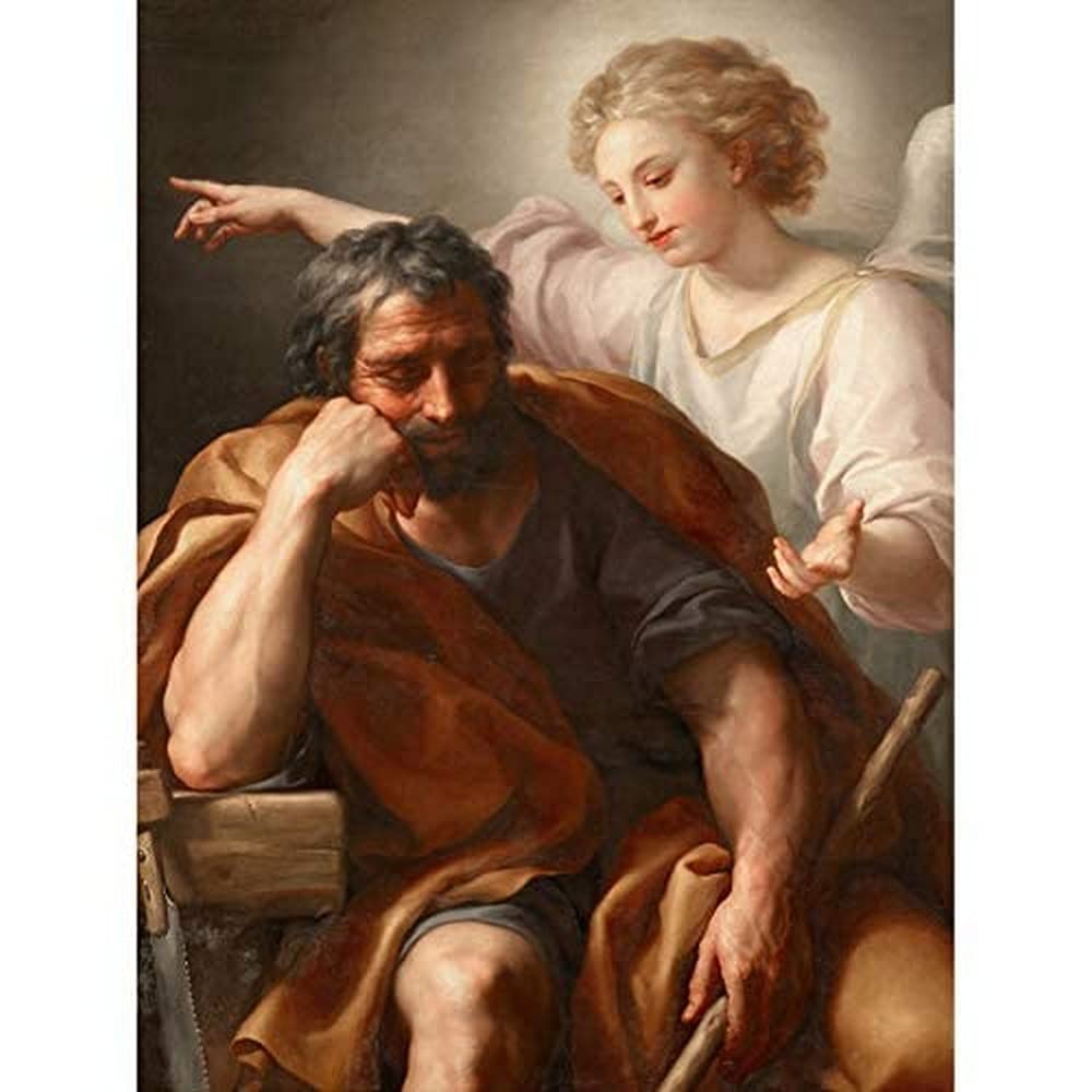 Anton Raphael Mengs The Dream Of St Joseph Unframed Wall Art Print Poster Home Decor Premium