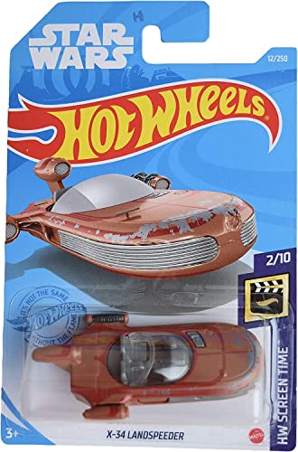 Hot Wheels X 34 Landspeeder Star Wars marron voiture miniature Temps d'écran 12/250