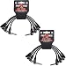 Pig Hog Lil Pigs 6-inch Low Profile Patch Cables - Set of 8