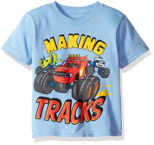 Nickelodeon Boys' Blaze Making Tracks Short Sleeve T-Shirt