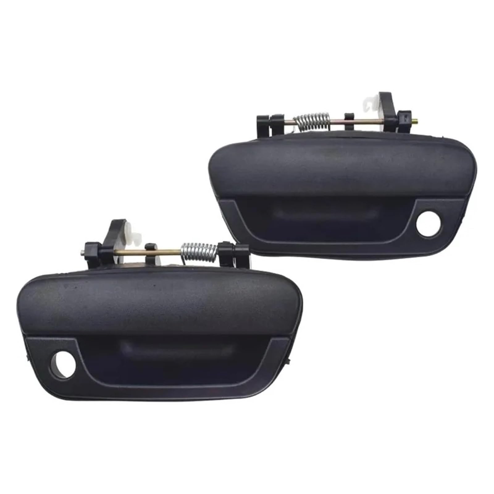 Punxdda Car Exterior Door Handle for Chevrolet for Spark M300 2010-2020 Beat 18-21 95964943 95964944 Outside Interior Handle Front Door Rear Door Inner Handle(2PCS Black)
