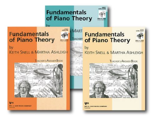 Kjos Piano Library - Fundamentals of Piano Theory - Three Book Set - Includes Level 6, Level 7, and Level 8      Sheet music