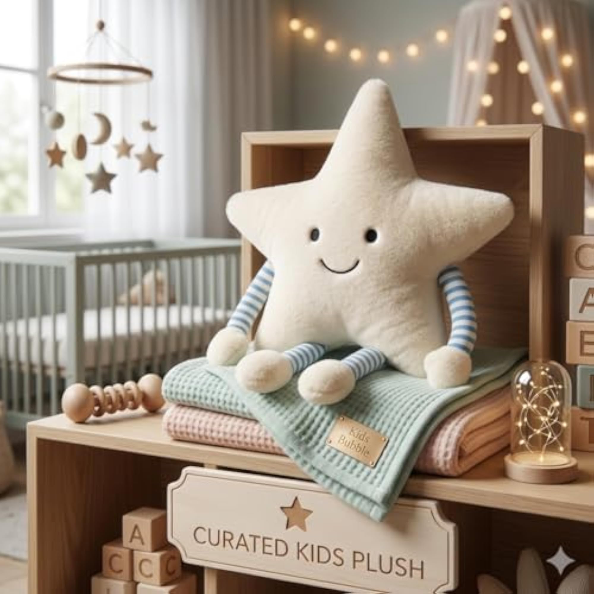 50cm Star Pillow, Decorative Throw Pillow with Plush