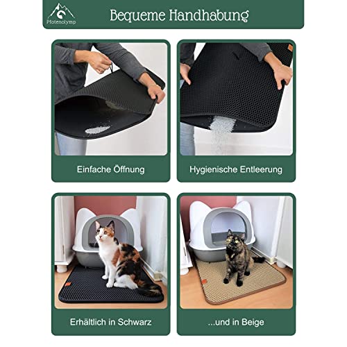 Katzenklo Matte Pfotenolymp Premium für Sauberkeit und Hygiene