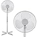 Babz - Ventilatore oscillante con piantana, ? 40 cm, Plastica, Bianco, confezione da 1