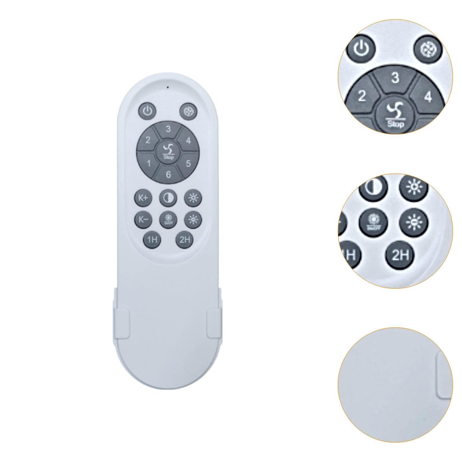 Télécommande de Remplacement pour Ventilateur de Plafond avec Fonction de Gradation, Récepteur de Contrôleur de Ventilateur Multifonction, Réglage Vitesse,Universelle pour Ventilateur Plafond