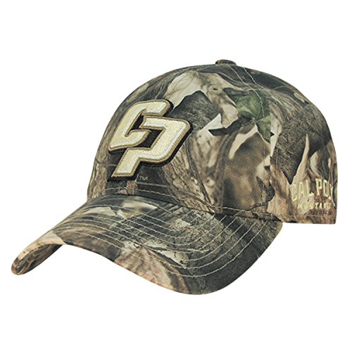 University of Cal State Poly Mustangs Cotton Hybricam Camo Camouflage Polo Style Baseball Ball Cap Hat