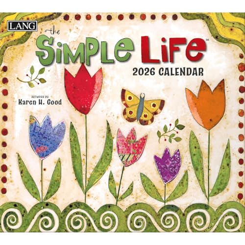 LANG SIMPLE LIFE 2026 Ǌ|J_[ Wall Calendar AJ