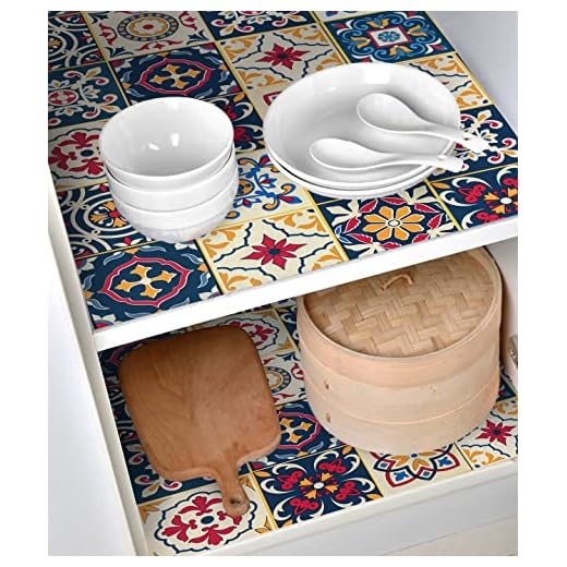 Adhesive Shelf Liner Patterned Contact Paper Drawer and Shelf Liner Creative Covering Peel and Stick Wallpaper Removable for Shelves, Drawer,Desk,Kitchen Cabinet,Bookshelves Vinyl Rolls 17.7"x78.7"