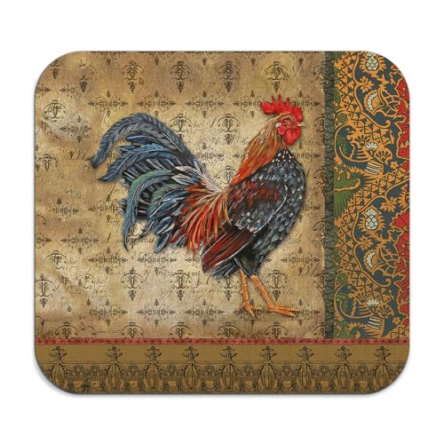 Veqzc Tapete de secado de platos de pollo, tapete absorbente de secado de platos para encimera de cocina, tapete de barra de café, tapete de cafetera para encimeras, tapete escurridor de platos,