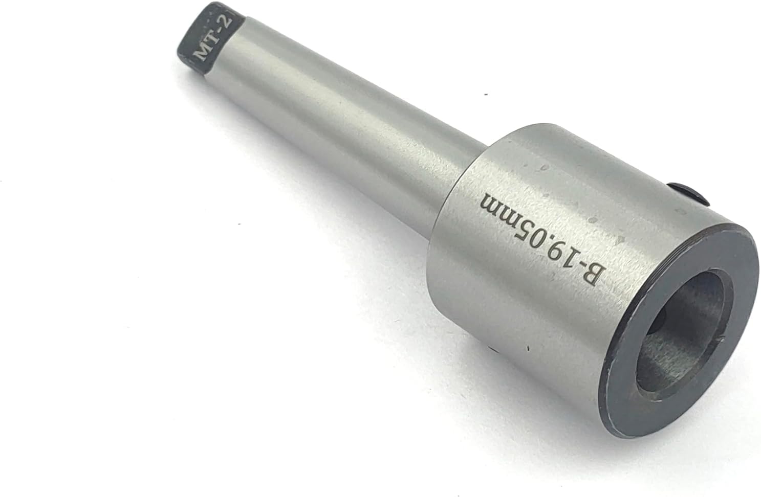 Tool Steel Annular Cutter Holder (Hard & Ground) with Lock Screw- Accepts/Suit 19 mm Shank Rota Broaches (Morse Taper MT2)