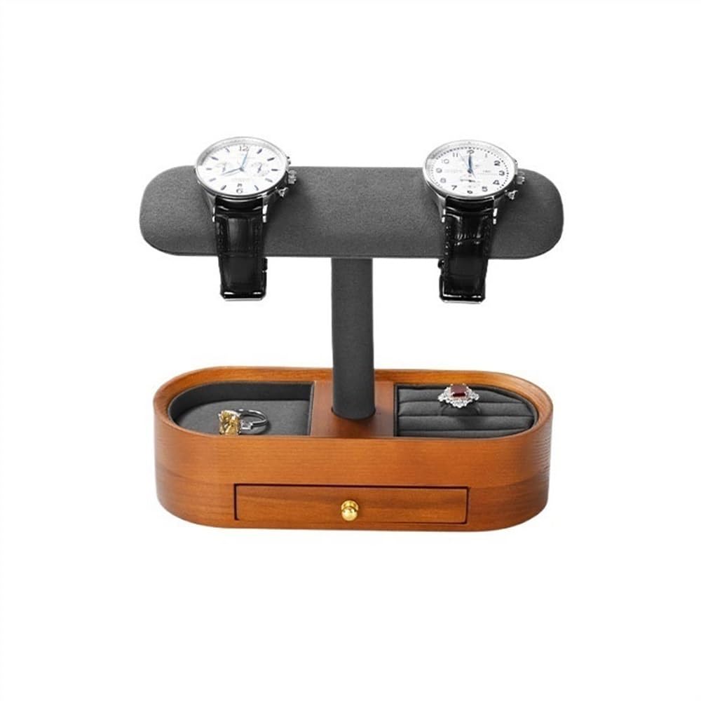 Zeng25liangOu-12 jewellery stand Watch Display Stand Jewelry Storage Display Props Light Luxury Watch Bracelet Display Stand for Display and Storage(Gris)
