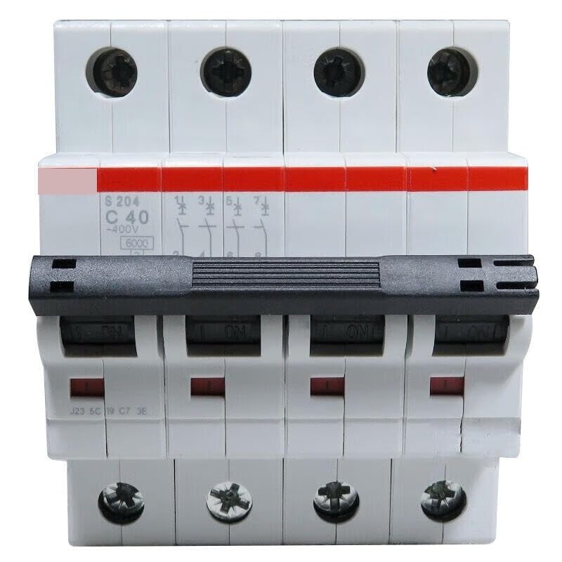 Disjoncteurs série S200 S204-C40 protection tableau électrique tétrapolaire 40A