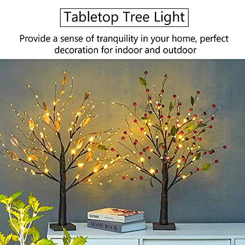 Skrskr Rami di Un Albero Luci 24 LED Albero da