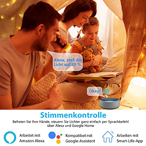 Teekar Smart Alexa dimmer-schakelaar, percentage functie, wifi, led-dimmer met timingfunctie, voice-app-besturing, wifi… - Image 6