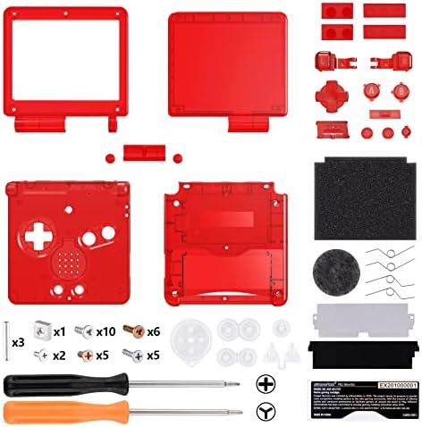 Coque Pour Game Boy Advance – Rose Transparent, Neuve, Générique