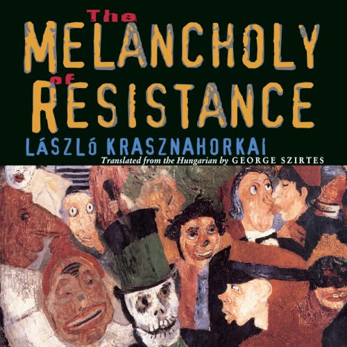 Diseño de la portada del título The Melancholy of Resistance
