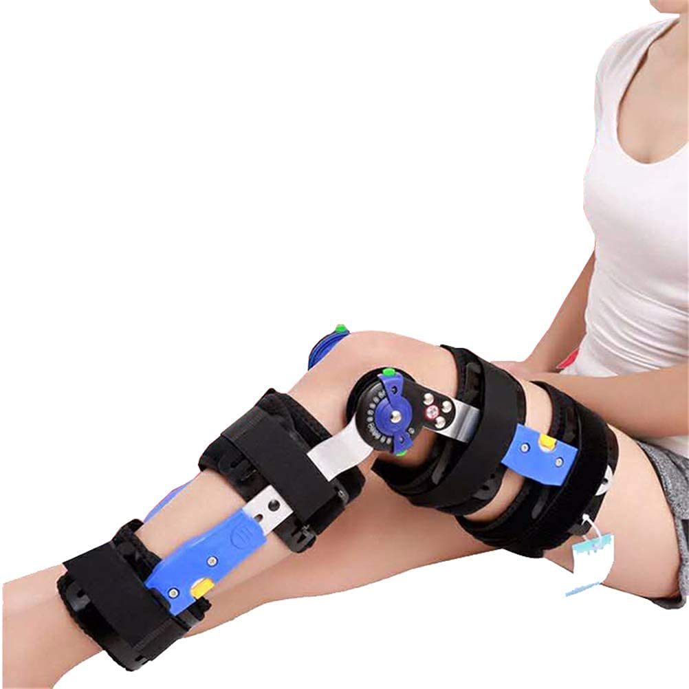 WDSOPK Hinged Adjustable Telescoping Orthosis Knee Brace Leg Stabilizer for ACL, PCL, MCL or LCL