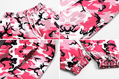 Image of Betusline Cute Clothes for Teen Girls, Short Sleeve Crop Tops for Girls and Black Cargo Jogger Pants Outfits 3pcs Clothes Set, 4-5T = Tag 120